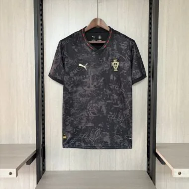 Portugal 2025/26 Black Training Shirt