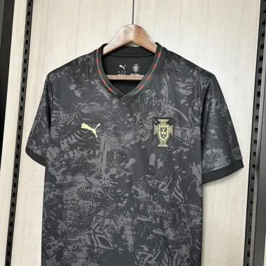 Portugal 2025/26 Black Training Shirt
