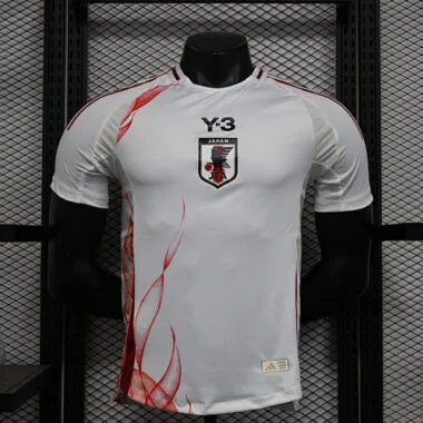Maillot blanc de l'équipe nationale japonaise (à l'extérieur) 2024, version joueur