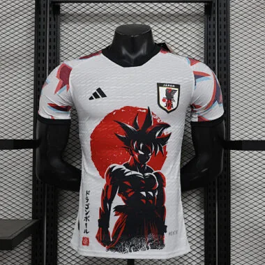 Maillot spécial « Japan Dragon Ball » blanc, version joueur, numéros 24 et 25