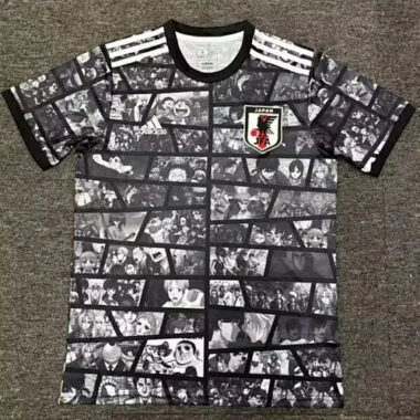 24-25 Japan Gray and Black Anime jersey
