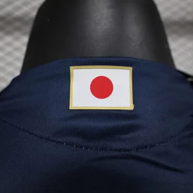 Camiseta de manga larga de la selección de Japón para partidos en casa, versión para jugadores, 24-25