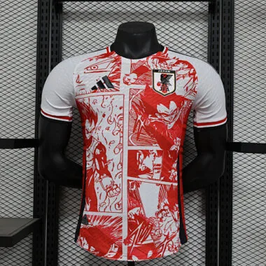 24-25 Japan red and white dragon ball player version jersey