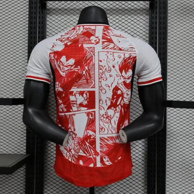 24-25 Japan red and white dragon ball player version jersey