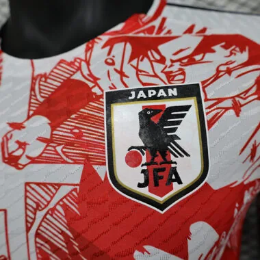 24-25 Japan red and white dragon ball player version jersey