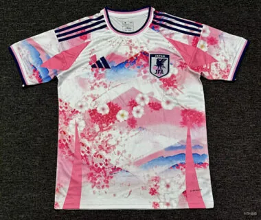 24-25 Japan white and pink special jersey