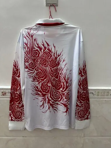 24-25 Japan white and red special long sleeve jersey