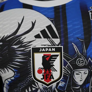 Japan blue white special player version jersey
