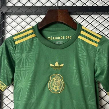 25-26 Mexico Gold Cup green kid kit (Size 16-28)
