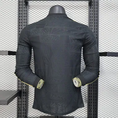 25-26 Mexico black champion player version long sleeve jersey