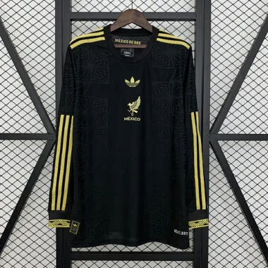 25-26 Mexico black special long sleeve jersey