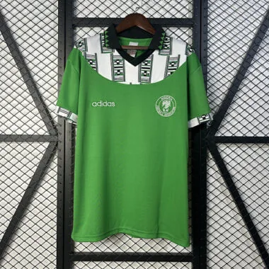 Camisa retro da seleção da Nigéria de 1994 (jogos em casa), tamanhos S-XXL