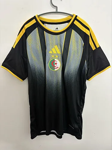 Camisa de futebol especial «Preto e Dourado» da Argélia para o Mundial de 2026, tamanhos S-4XL