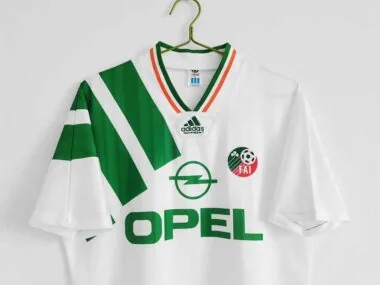 1992/94 : match à l'extérieur contre l'Irlande