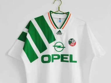 1992/94 : match à l'extérieur contre l'Irlande