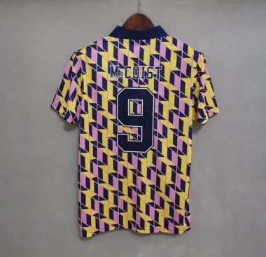 Tercera camiseta de visitante de Escocia de la temporada 1988/89