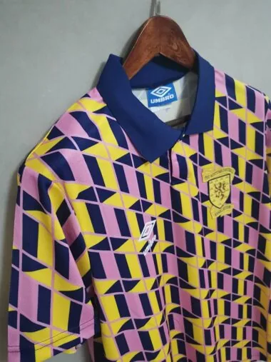 Tercera camiseta de visitante de Escocia de la temporada 1988/89