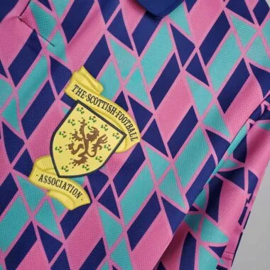 1989/90: Partido fuera de casa contra Escocia
