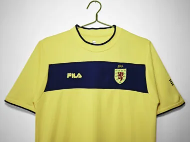 2002 Scotland away retro jersey