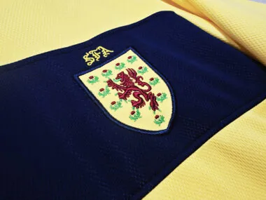 2002 Scotland away retro jersey