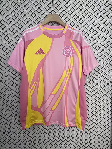 25-26 Scotland women#039;s soccer team away Pink jersey