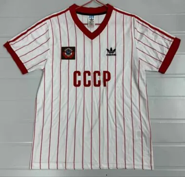 Retro 1982/83 USSR Soviet Away soccer jerseys