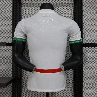 Maillot blanc de l'équipe du Maroc (à l'extérieur) 2025, version joueur