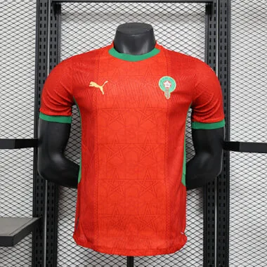 2025 Morocco home player version jersey