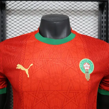 2025 Morocco home player version jersey