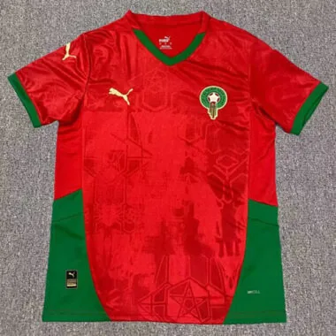 24-25 Morocco home soccer jersey