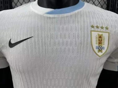 24-25 Uruguay Away white player version jersey