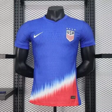 2024 USA blue player version soccer jersey