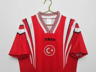 1990 Turkey home red retro jersey