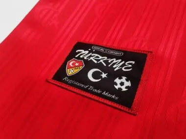 1990 Turkey home red retro jersey