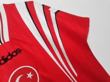1990 Turkey home red retro jersey
