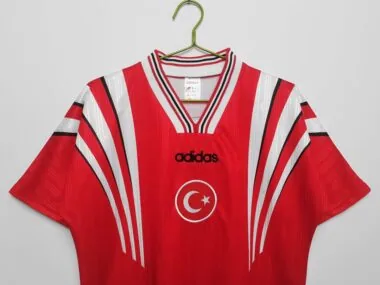 1990 Turkey home red retro jersey