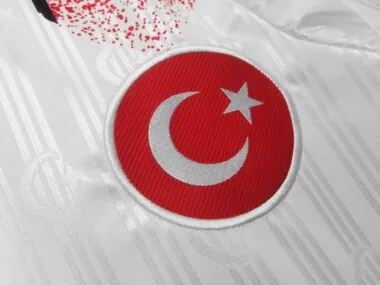 1990 Turkey white retro jersey