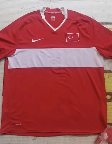 Maglia da casa retro della Turchia del 2008