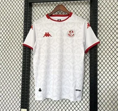 Camisa de futebol da Tunísia 2025/26 (fora de casa), tamanhos S-4XL