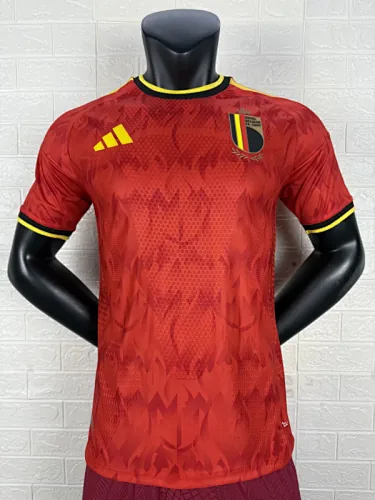 Bélgica 2025/26: Camiseta de local para jugadores, tallas S-2XL