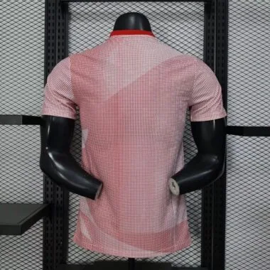 Canada 2026 World Cup Pink and White Player Version soccer Jersey