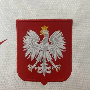 2012 Poland home white retro jersey