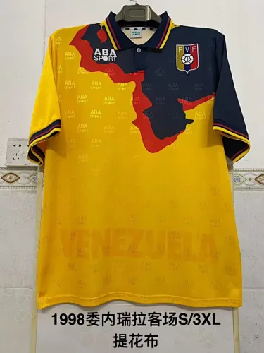 1998 Venezuela away retro soccer jersey