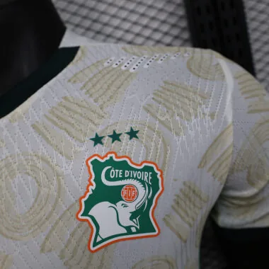 2025 Ivory Coast away player version jersey