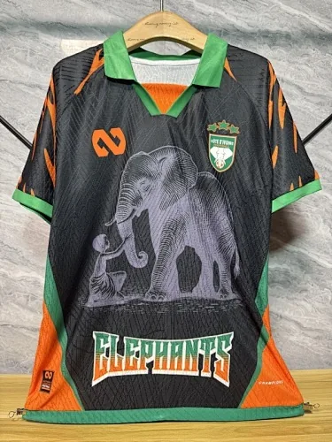 Costa de Marfil 2025/06, camiseta de fútbol «Black Special Player Version», tallas S-2XL