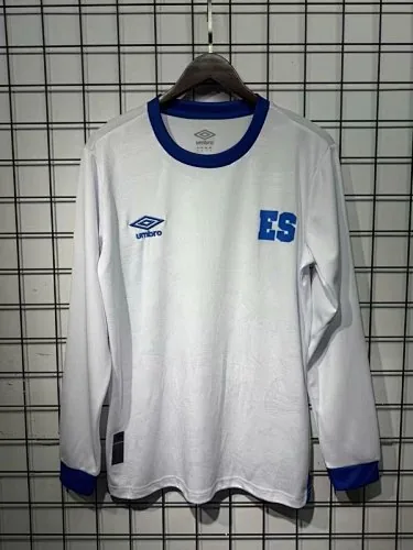 25-26 EL SALVADOR White Long sleeve Jersey