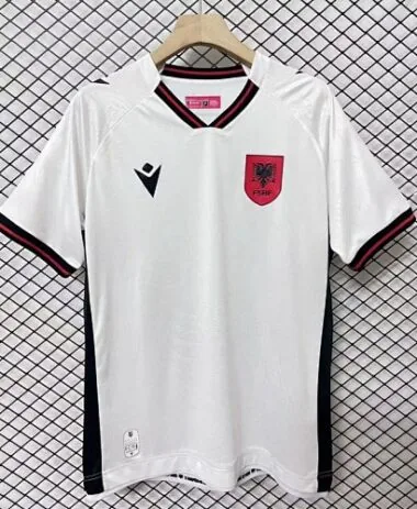 25-26 Albania away white jersey