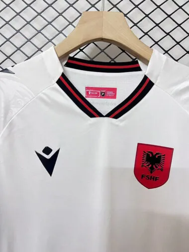 25-26 Albania away white jersey