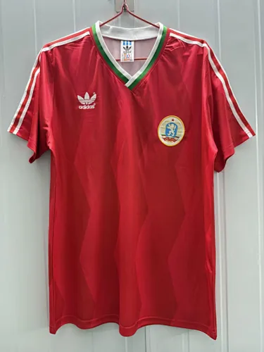 Retro 1986 Bulgaria away soccer jersey size S-2XL