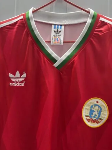 Retro 1986 Bulgaria away Jersey (S-2XL)